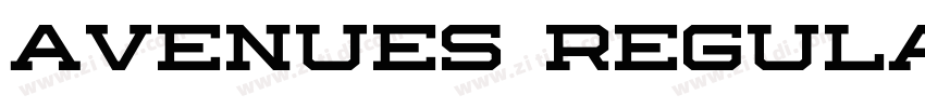 Avenues Regular字体转换